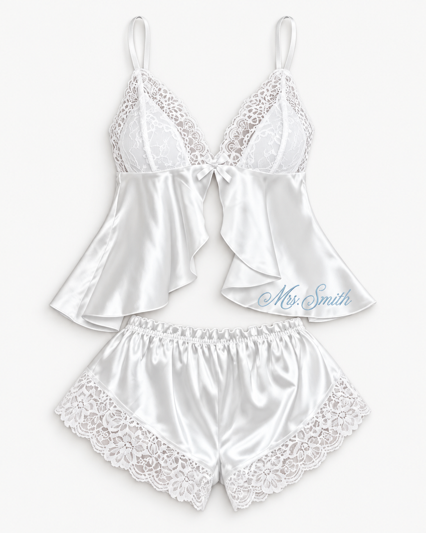 Personalised Bridal Cami & Shorts Set