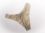 Luxe Lace Personalised Thong — Floral · colour view
