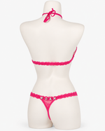 Personalised Set — Pink · fit and detail view