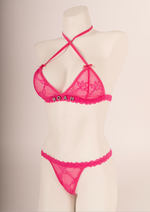 Personalised Set — Pink · fit and detail view