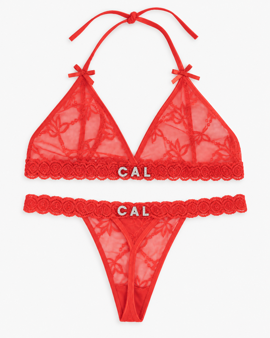 Personalised Set — Red · colour view
