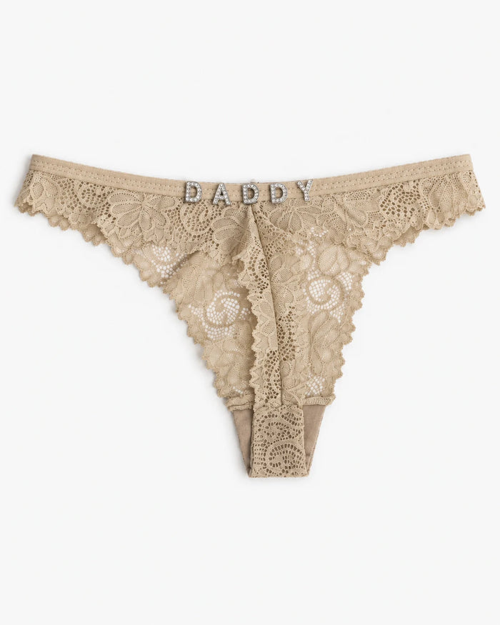 Luxe Lace Personalised Thong