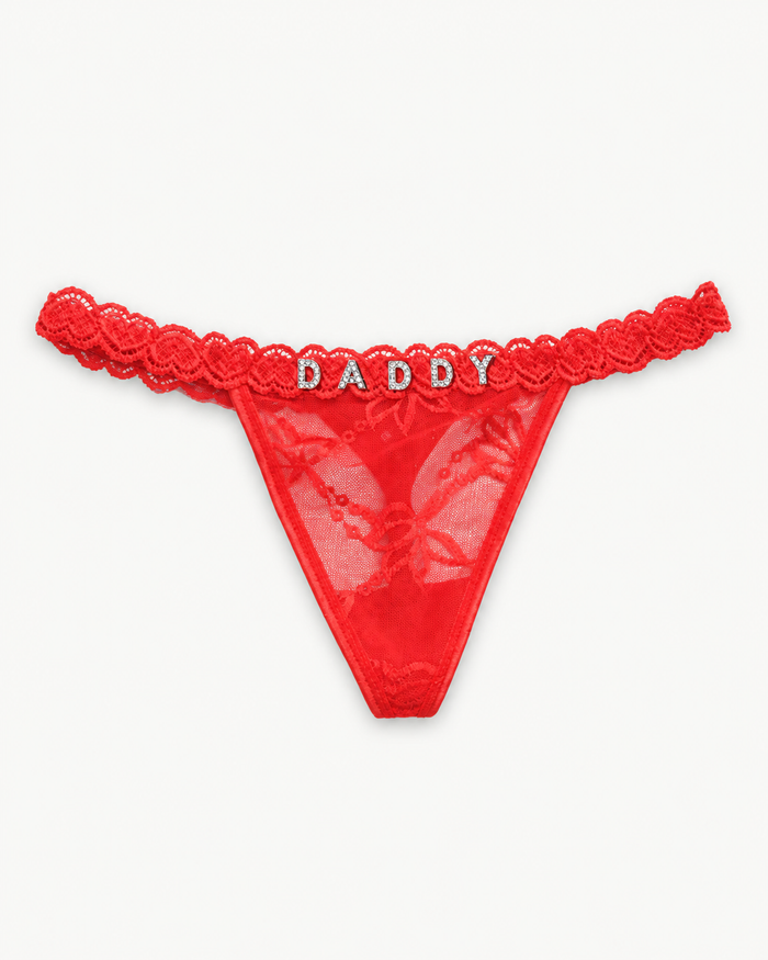Personalised thong
