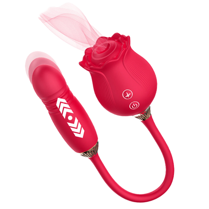Rose Duo — Air-Pulse Rose with Thrusting Egg